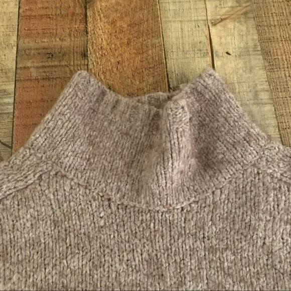 Moth womens oversized high low long sleeve turtleneck sweater - XS - Picture 11 of 11